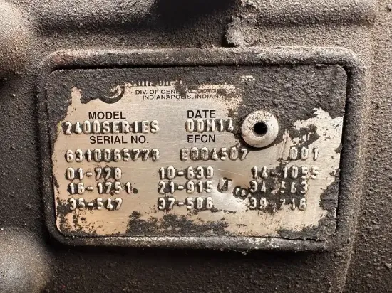 Picture of (Used) 2000 Allison (AT), TRANSMISSION ASSEMBLY