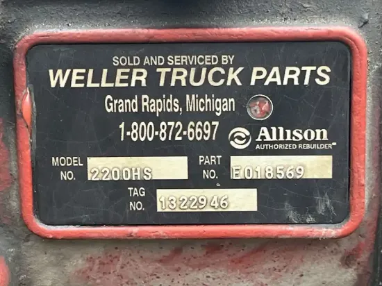 Picture of (Used) 2009 Allison (AT), TRANSMISSION ASSEMBLY