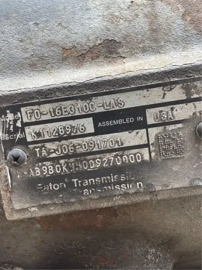 Picture of (Used) 2016  Eaton/Fuller (AT), TRANSMISSION ASSEMBLY