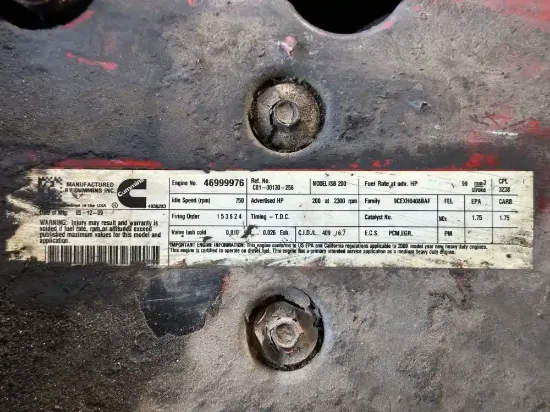 Picture of (Used) 2009 Cummins ISB, ENGINE ASSEMBLY