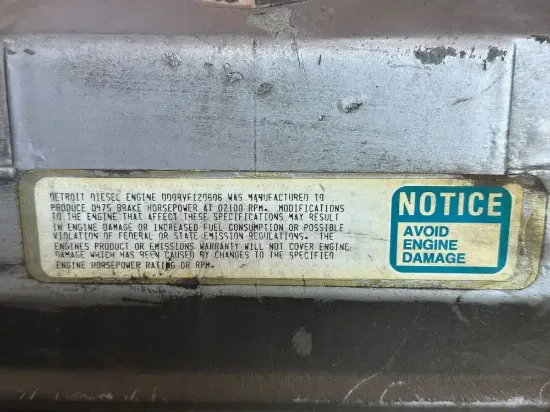 Picture of (Used) 1987 Detroit 8V-92TA, ENGINE ASSEMBLY-  