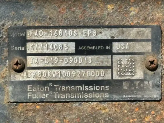 Picture of (Used) 2015 Eaton/Fuller (AT), TRANSMISSION ASSEMBLY
