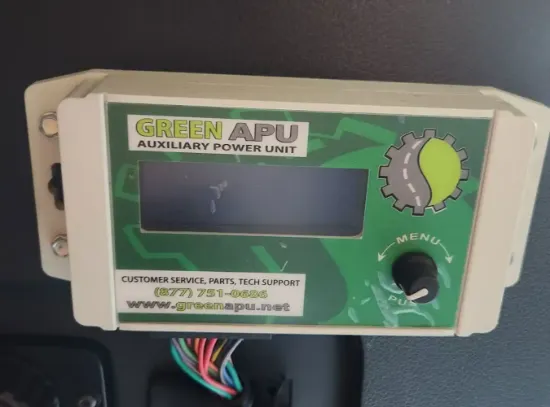 Picture of (Used) 2020 Freightliner Cascadia 126, GREEN APU CONTROL PANEL