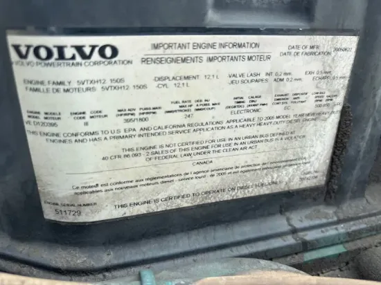 Picture of (Used) 2005 Volvo VE D12, ENGINE ASSEMBLY