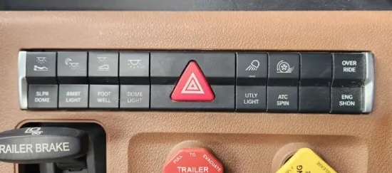Picture of (Used) 2023 Freightliner Cascadia 126, MISCELLANEOUS DASH SWITCHES