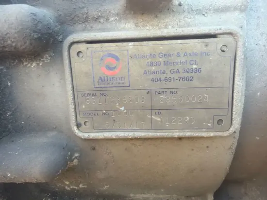 Picture of (Used) 2010 Allison (AT), TRANSMISSION ASSEMBLY-  