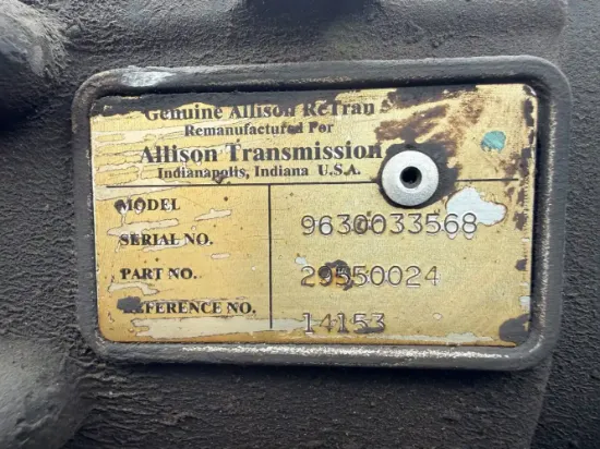 Picture of (Used) 2011 Allison (AT), TRANSMISSION ASSEMBLY