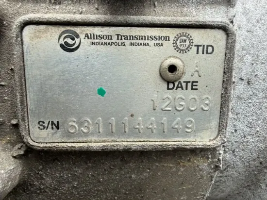 Picture of (Used) 2011 Allison (AT), TRANSMISSION ASSEMBLY