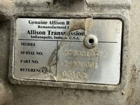 Picture of (Used) 2000 Allison (AT), TRANSMISSION ASSEMBLY