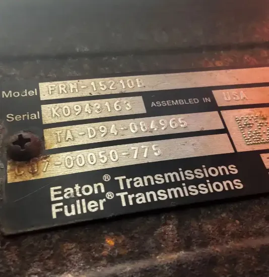 Picture of (Used) 2012 Eaton/Fuller (MT), TRANSMISSION ASSEMBLY