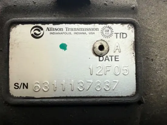 Picture of (Used) 2012 Allison (AT), TRANSMISSION ASSEMBLY