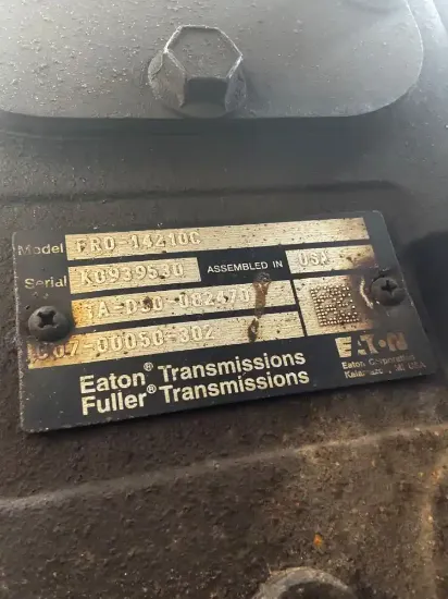 Picture of (Used) 2013 Eaton/Fuller (MT), TRANSMISSION ASSEMBLY
