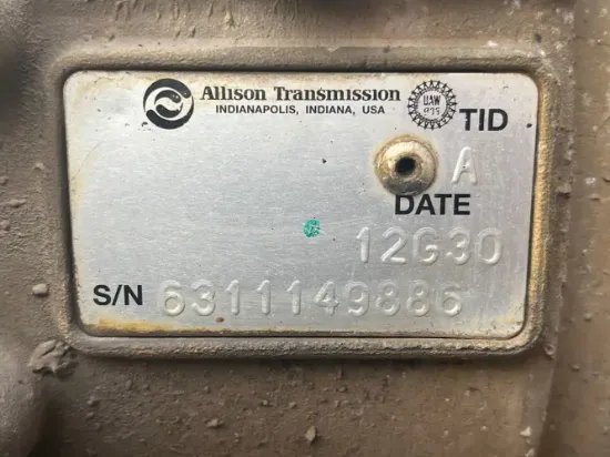 Picture of (Used) 2011 Allison (AT), TRANSMISSION ASSEMBLY